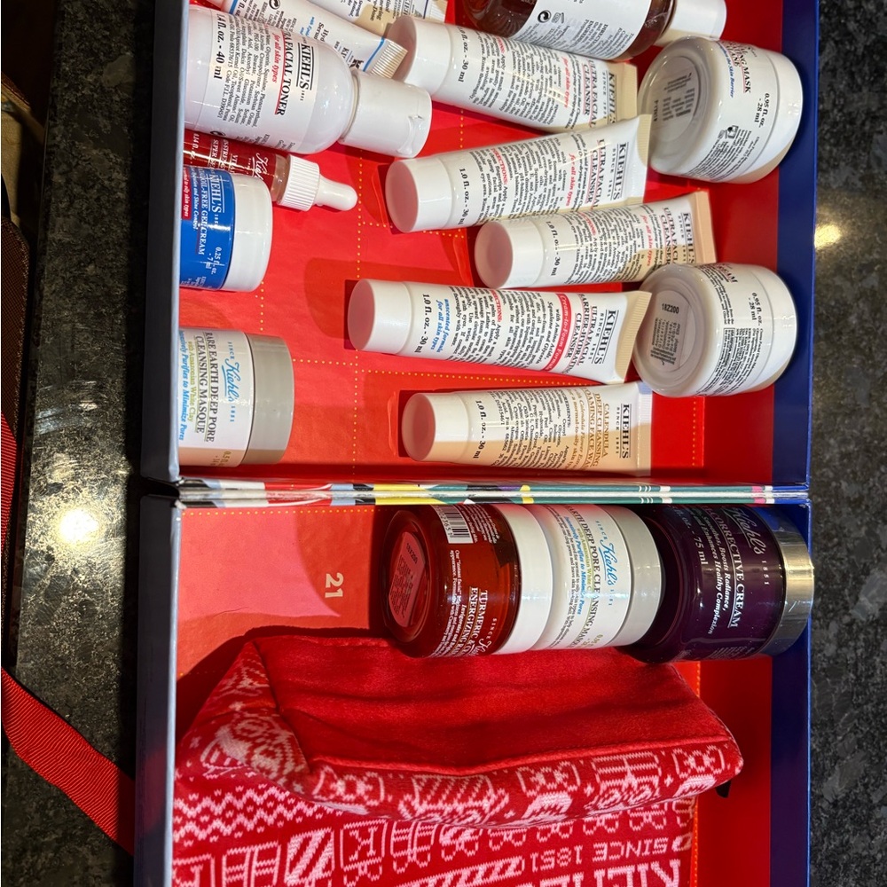 Kiehl's Skincare Collection - Red, White, and Blue
